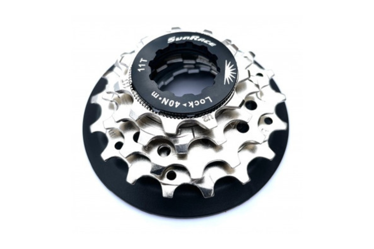 Brompton Advance 4 Speed Sprocket Set for P Line Black/Silver , 