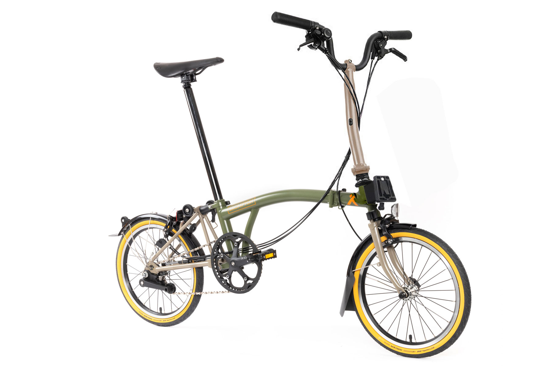 Brompton x Bear Grylls C Line Explore - 6 Speed Moss Green , 