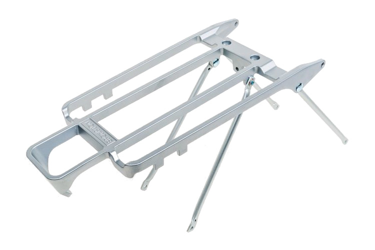 Platform Rear Rack and Stays Silver , 