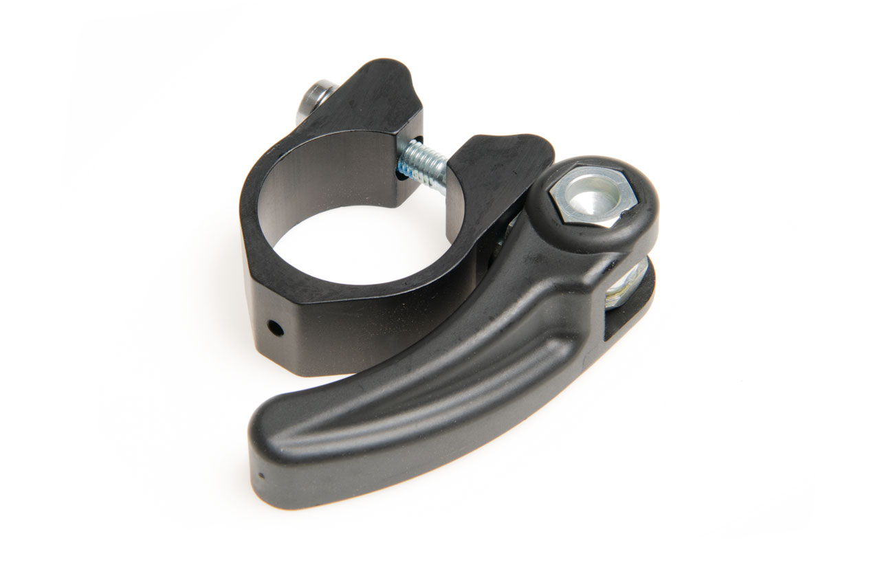 Telescopic Seatpost Clamp band +Quick Release Black Black , 