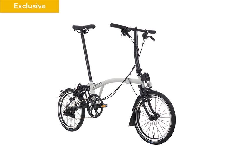 自転車本体 BROMPTON CLine Explore Rack Middle M6R Brompton C Line Explore Mid w/rack Black Lacquer/Black