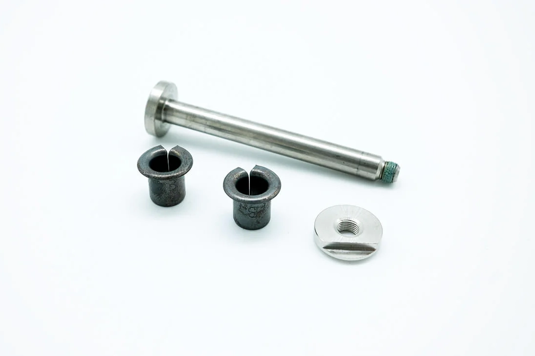Main Frame Hinge Spindle and Nut for T Line, 