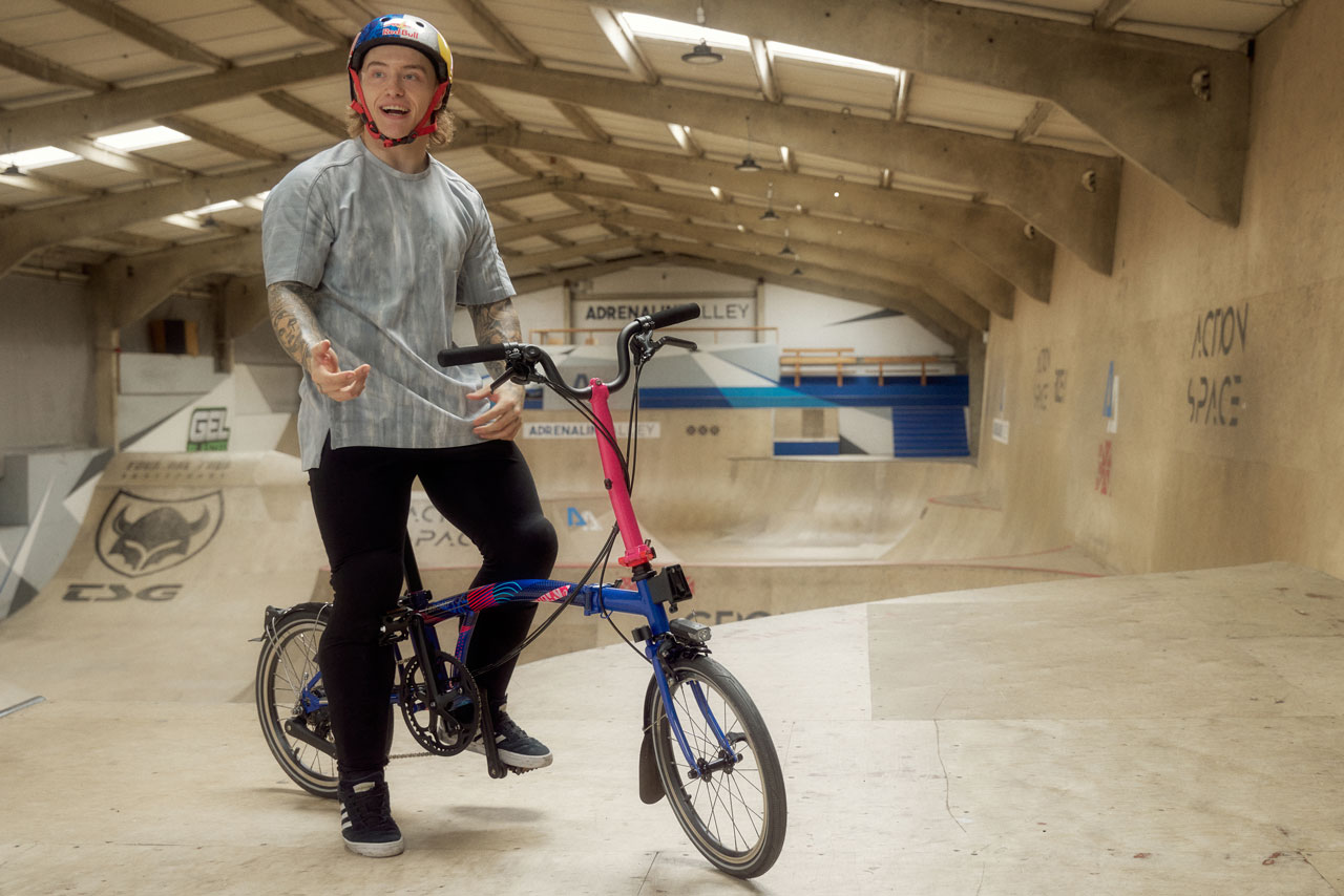 Brompton Paris Edition P Line Piccadilly Blue Mid, 