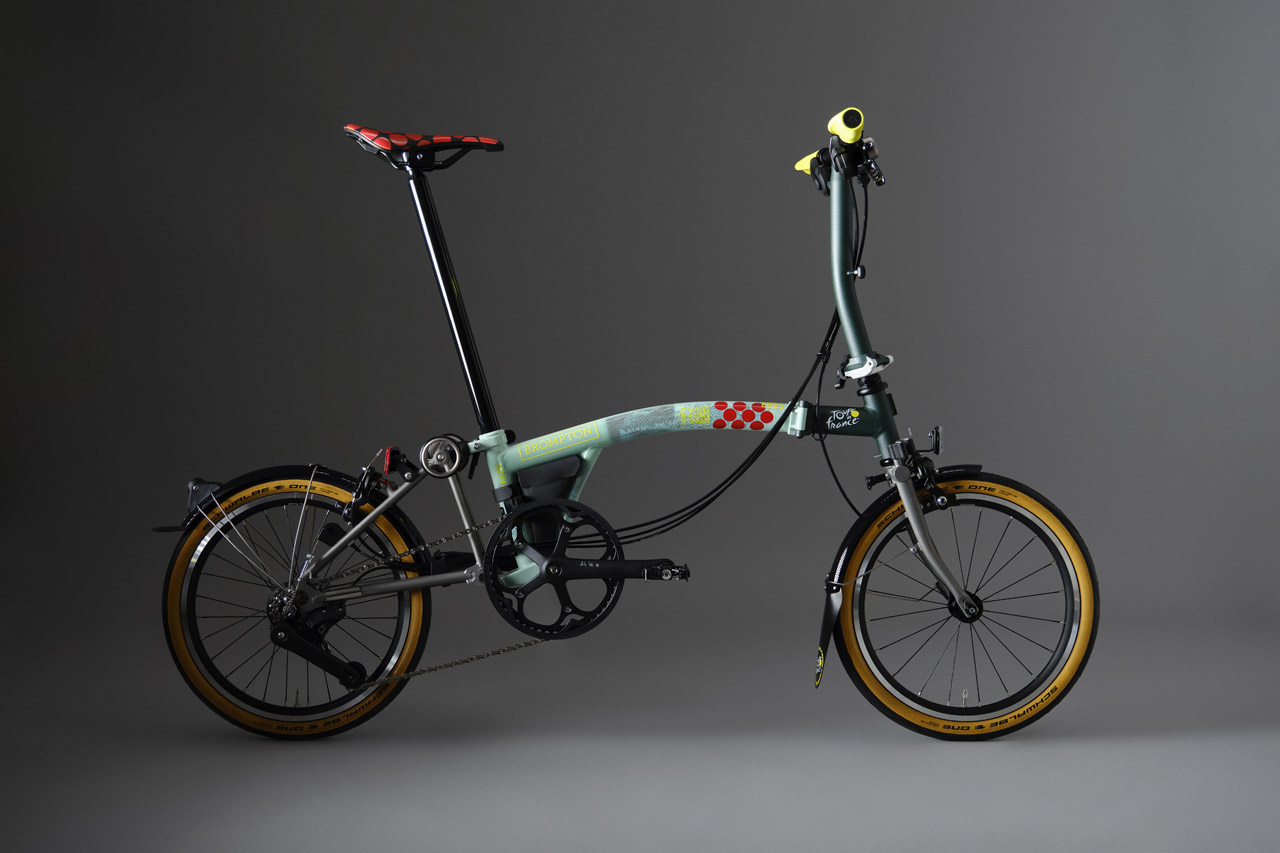 Brompton x Tour de France P Line Sprinters Light Green Low, 