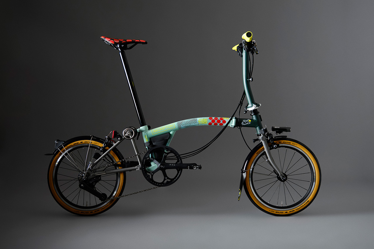 Brompton x Tour de France P Line Sprinters Light Green Low, 