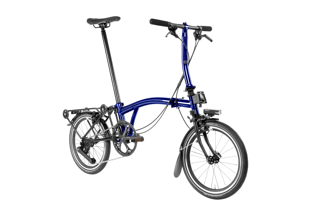 P Line with Roller Frame and Battery Lighting - 12-speed - Renewed - Grade 1 Bolt Blue Lacquer Low, 