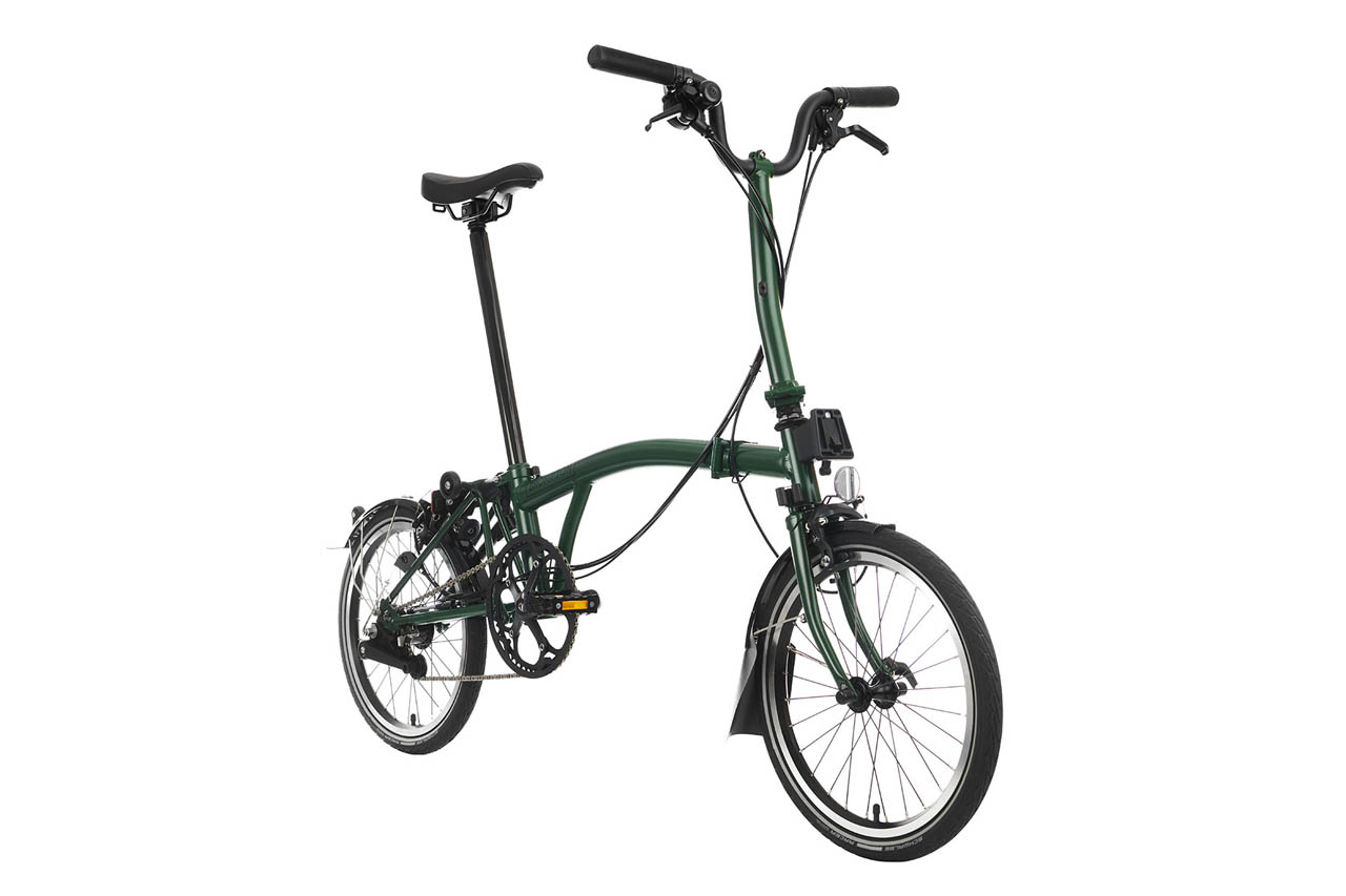BROMPTON M6L ホワイト Brompton M6L Folding Bike with Schwalbe Tyres in Papyrus White
