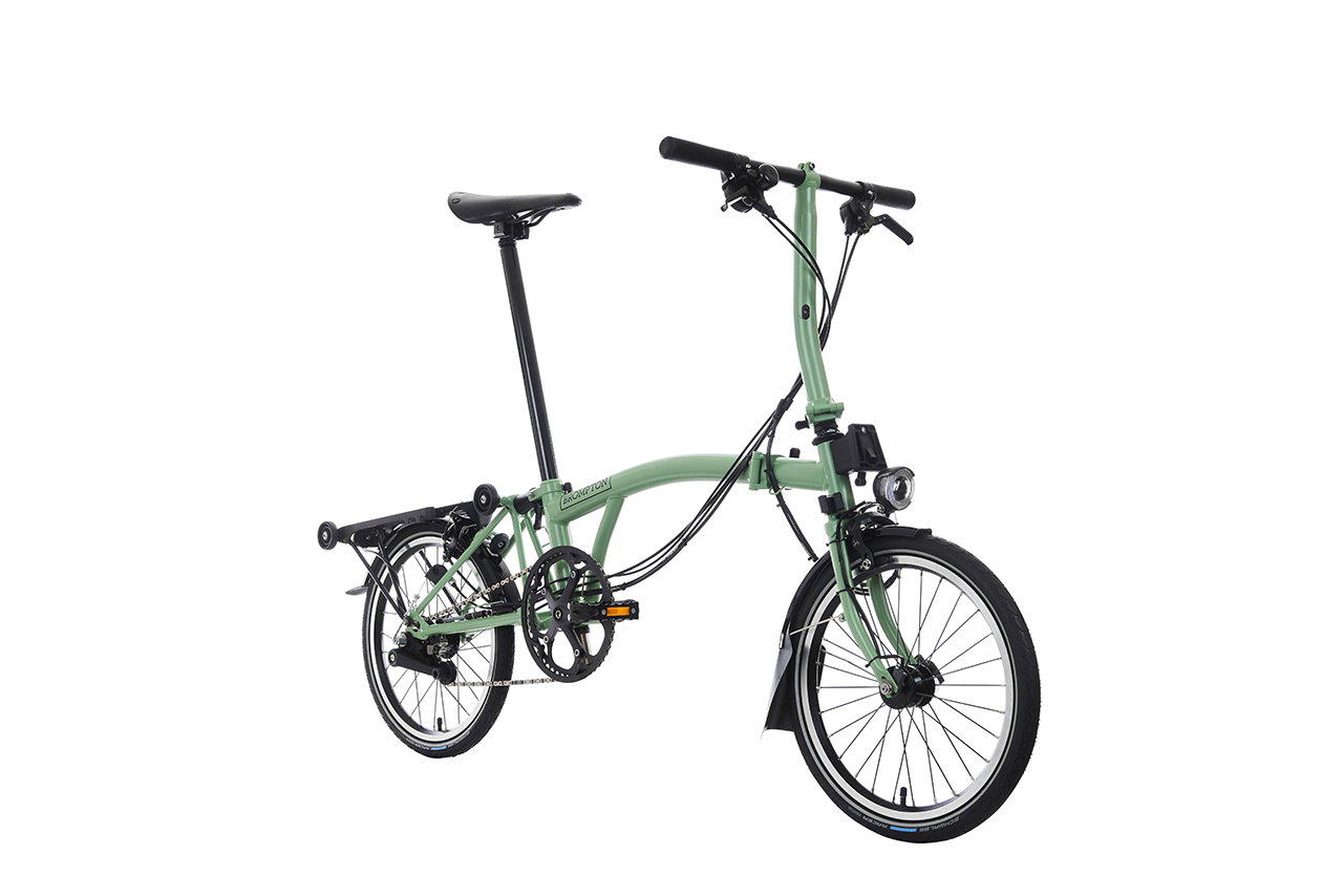 C Line with Roller Frame and Dynamo Lighting - Renewed - 6 Speed - Grade 1 Matcha Green Low, 