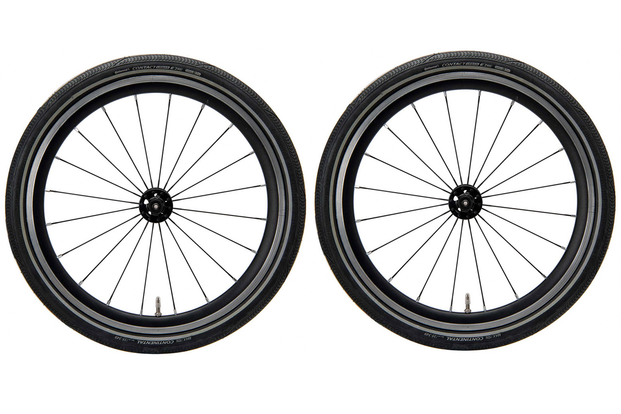 Continental Urban Contact Black Tyre – Folding Pair Black , 
