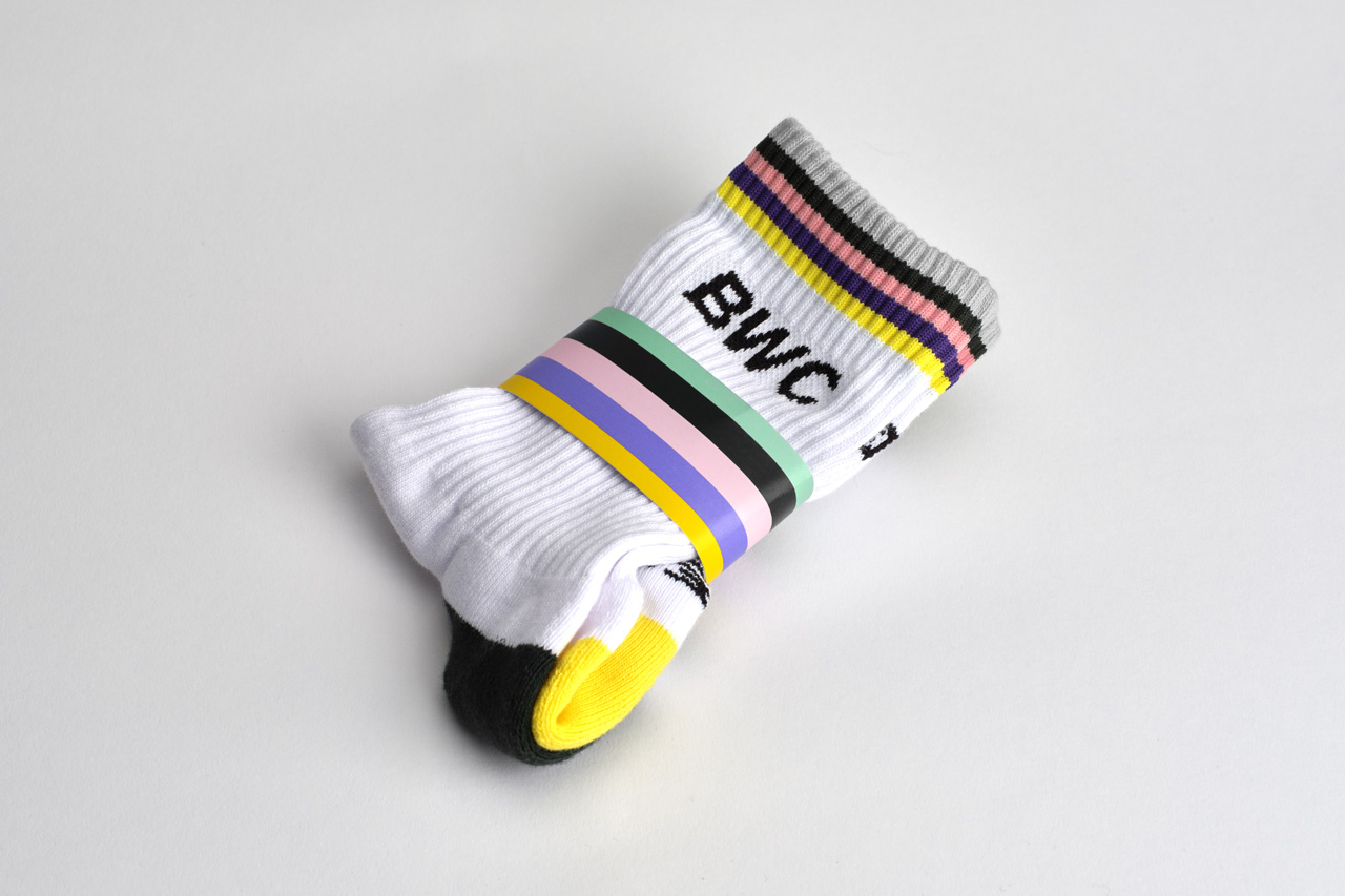 Brompton World Championship 2025 Striped Socks White ,