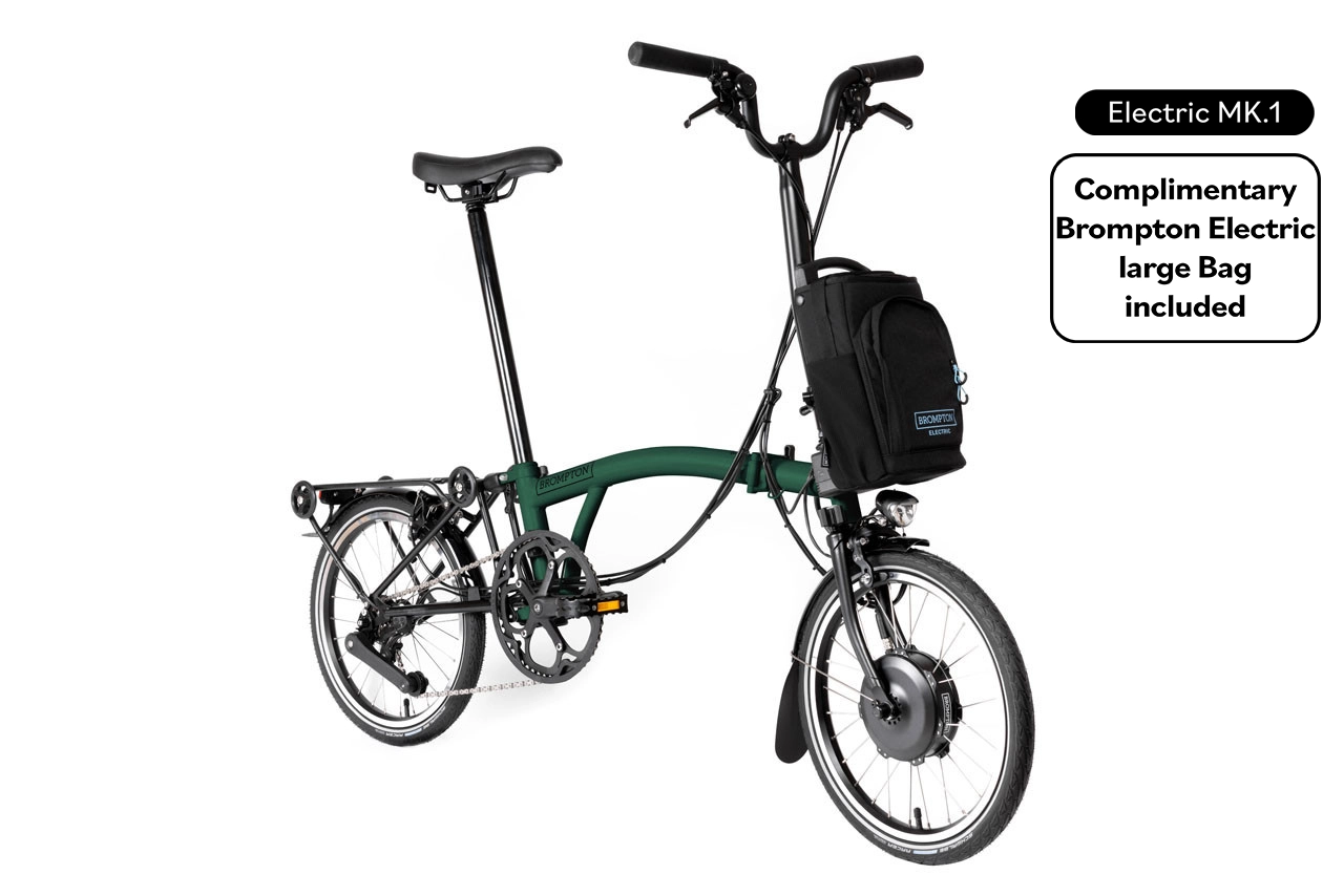 Electric C Line with Roller Frame - 4-speed Racing Green Mid,