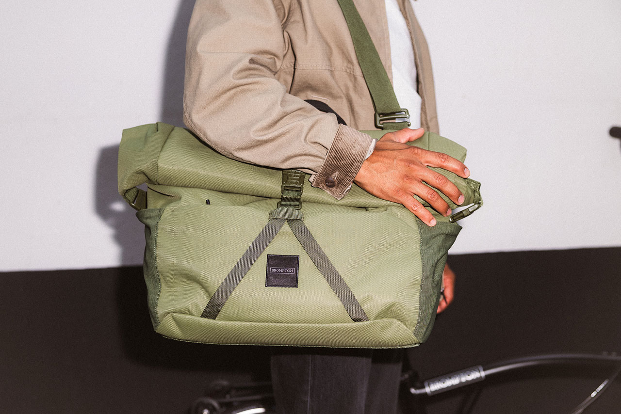 Rolltop Bag Large Olive Green ,