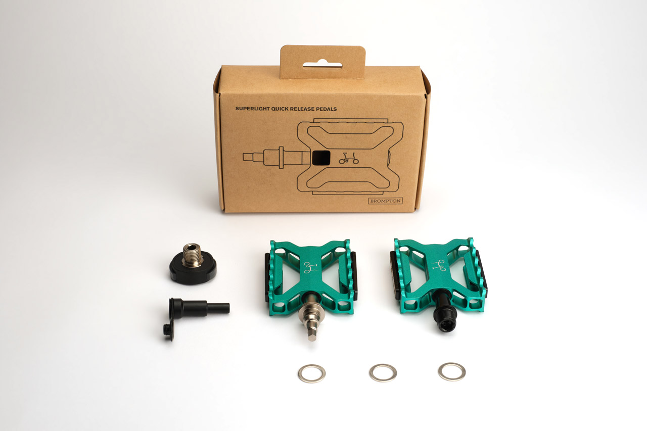 ColourLab Superlight Quick Release Pedals Green , 