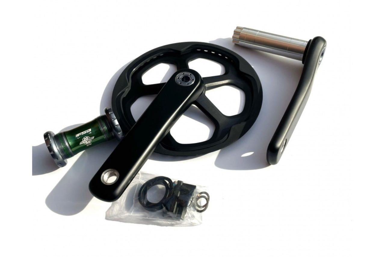 Superlight Carbon Crankset 50T | Brompton Bicycle USA