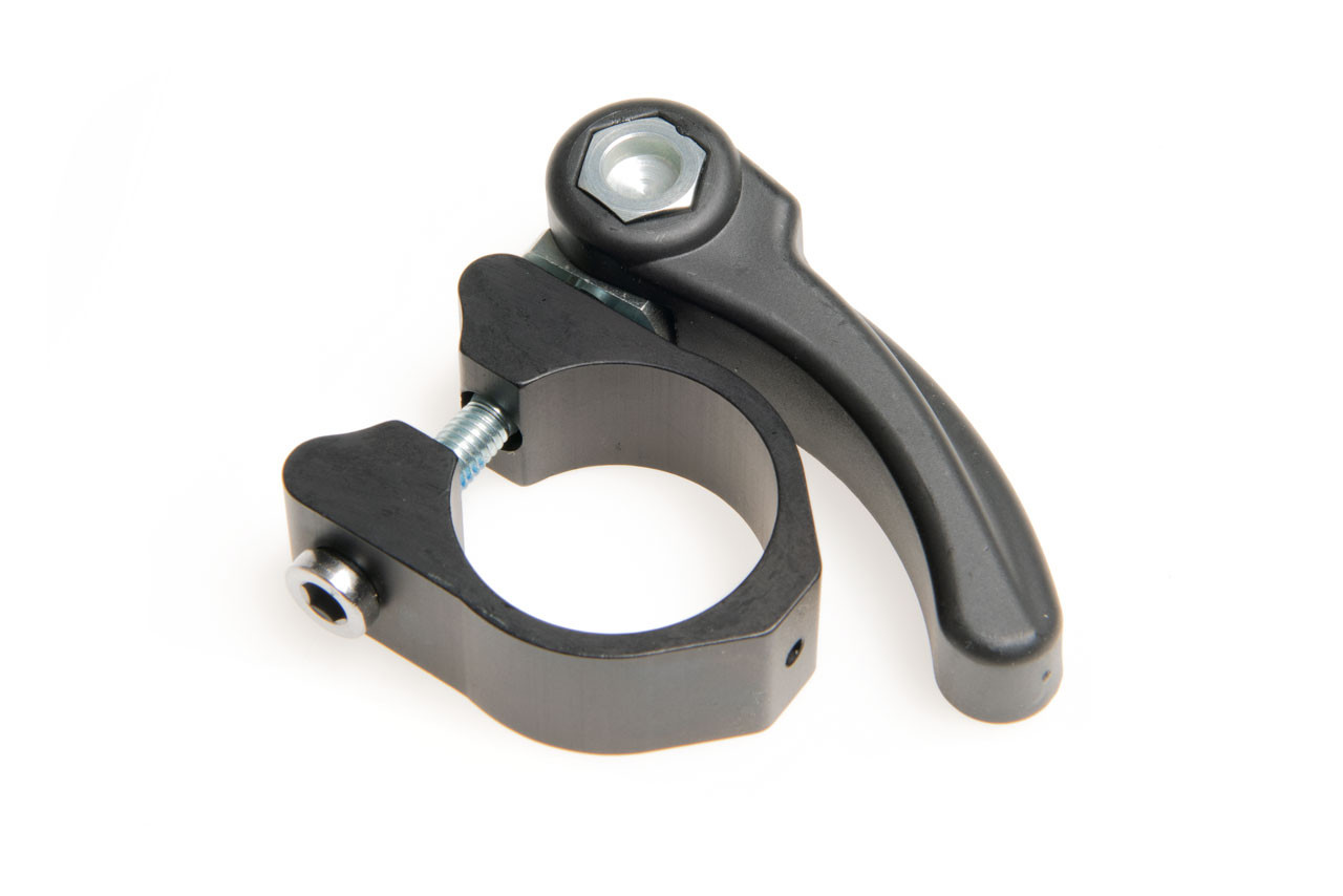 Telescopic Seatpost Clamp band +Quick Release Black