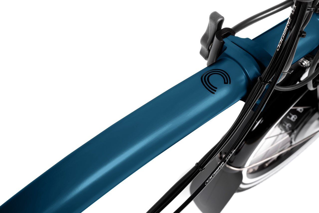 EU Electric C Line Explore with Roller Frame - 12 Speed Ocean Blue