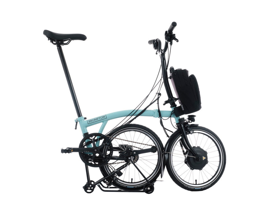C Line Bici Brompton Elettrica Electric C Line With Roller Frame 12