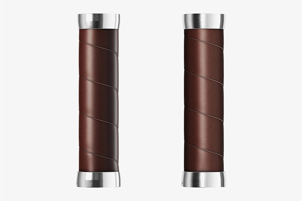 Brooks Slender Leather Grips 130mm