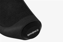 Brooks Ergonomic Rubber Grips - 130 mm - Black | Brompton USA