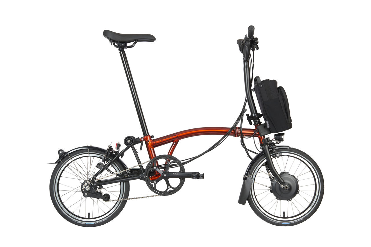 BROMPTON C Line Explore Mid (フレイムラッカー) Electric C Line Explore - Flame Lacquer | Brompton USA