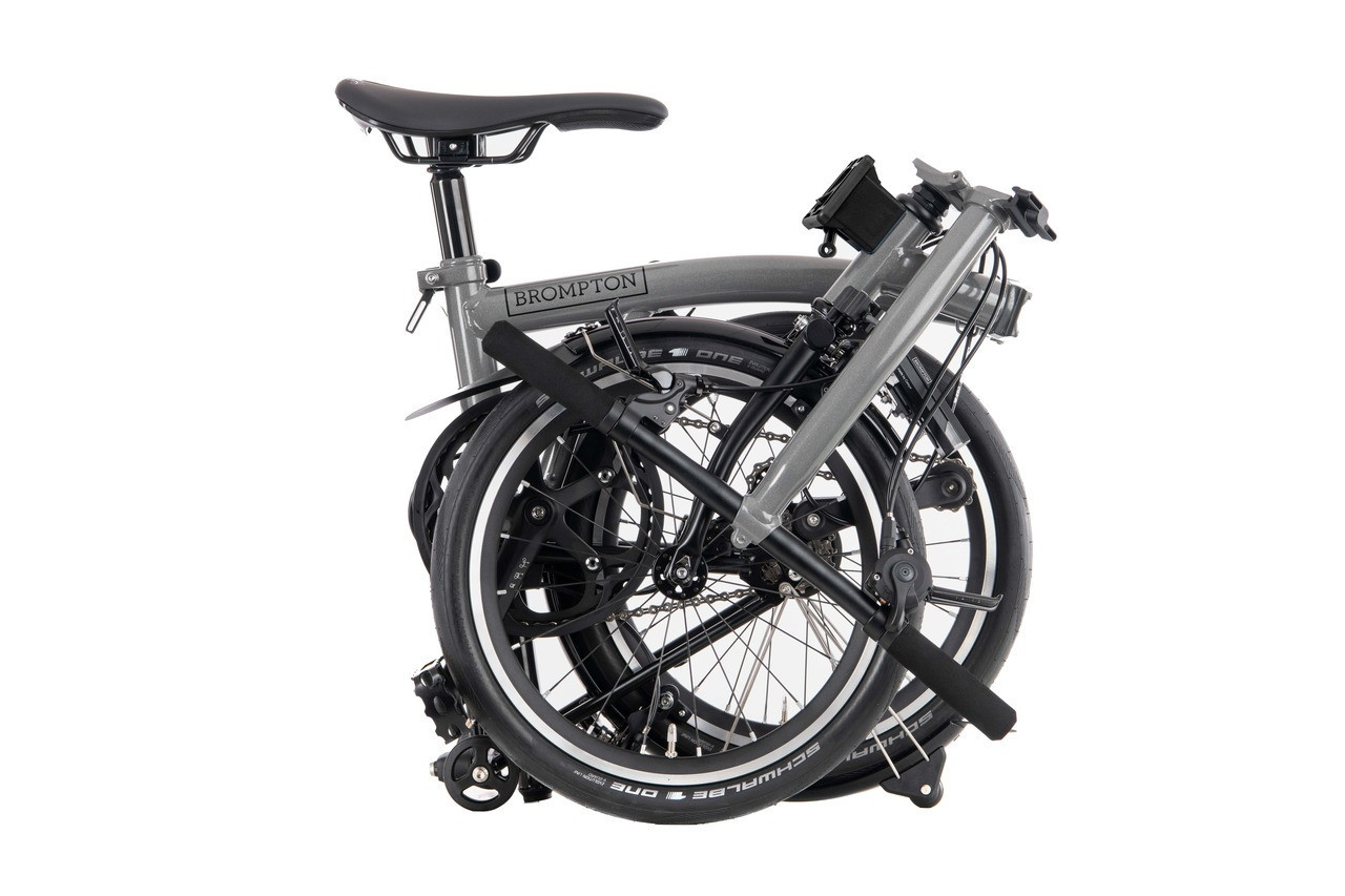 BROMPTON P−LINE ストームグレー P Line Urban - Storm Gray Metallic | Brompton Bicycle USA