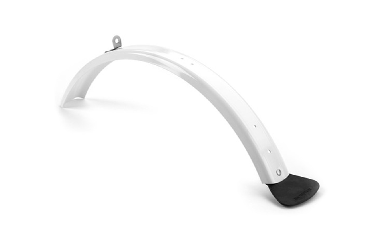 Brompton Rear Fender Blade and Flap in White - L Version