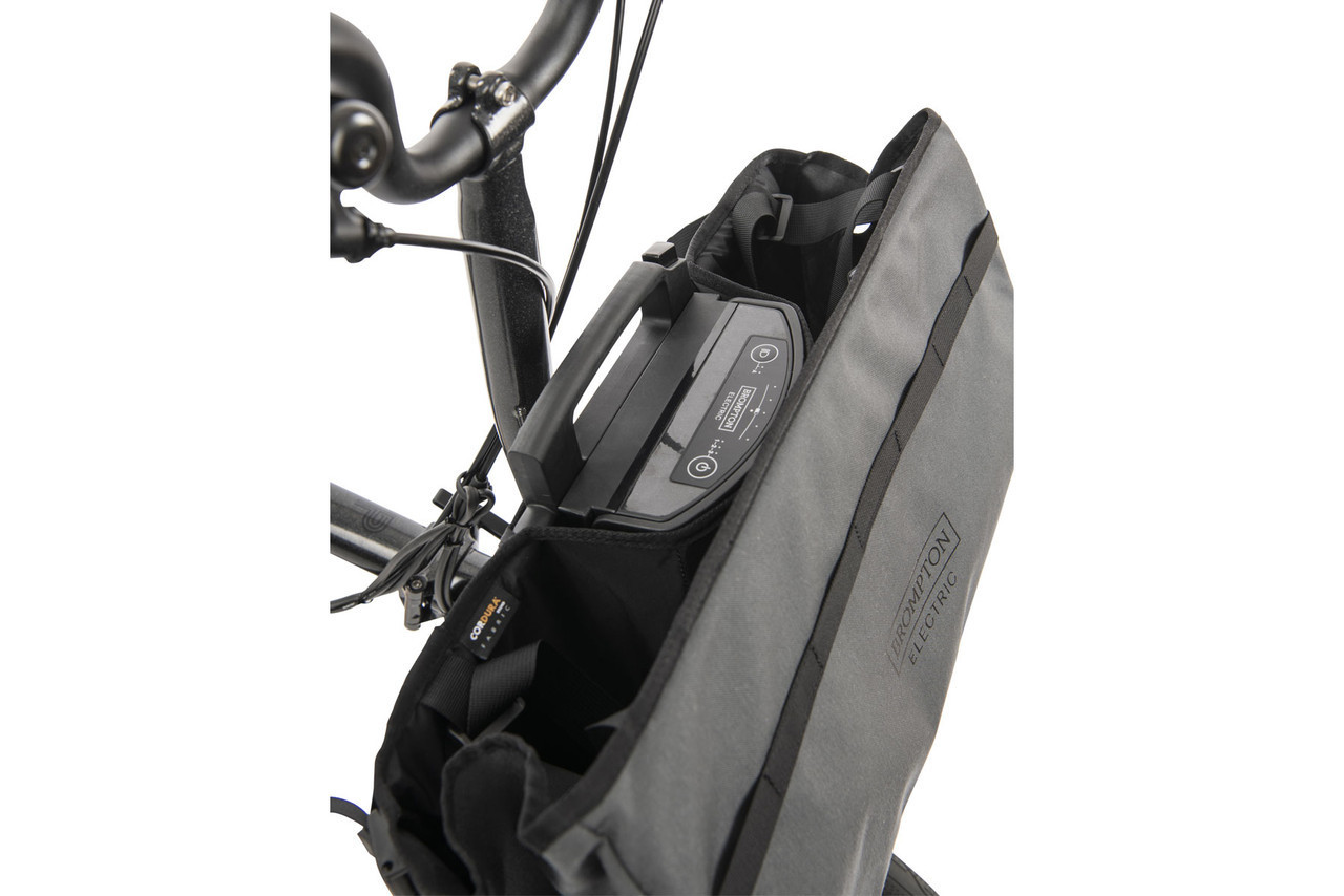 Brompton Electricラージバッグ Brompton Electric Basket Bag | Brompton Bicycle USA