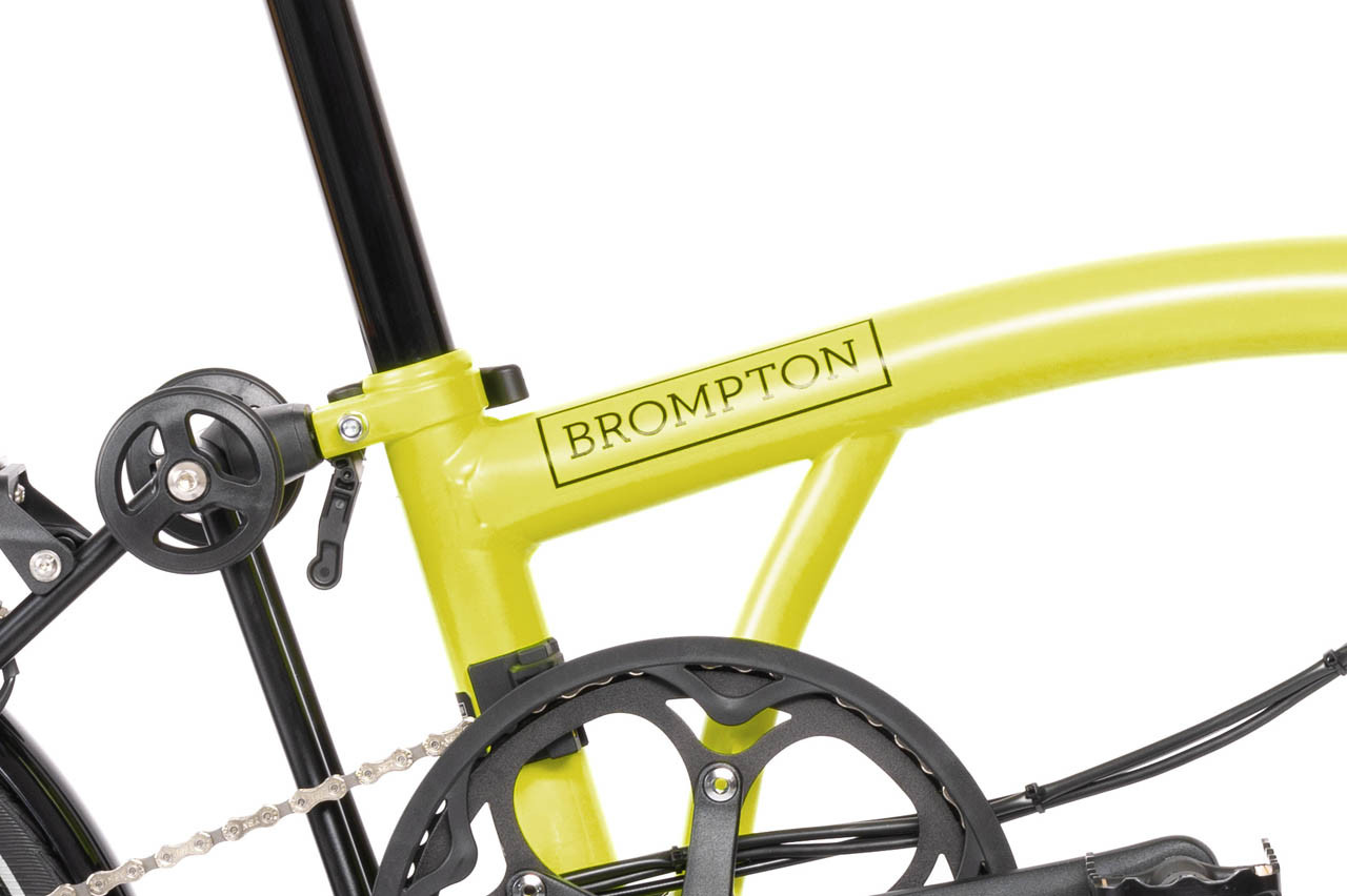 Electric C Line Explore - Yuzu Lime | Brompton Bicycle USA