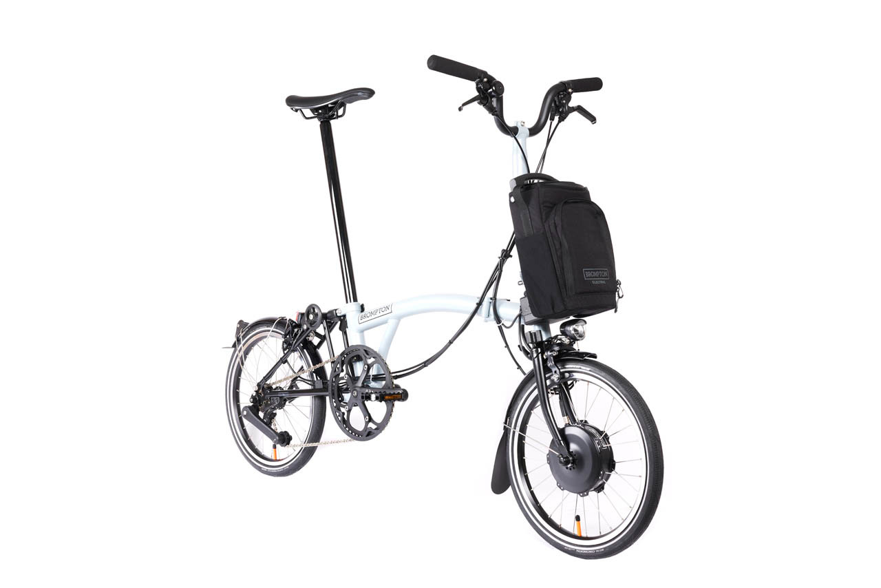 Brompton Electric P Line Urban - Lunar Ice