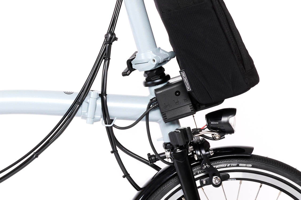 Brompton Electric P Line Urban - Lunar Ice
