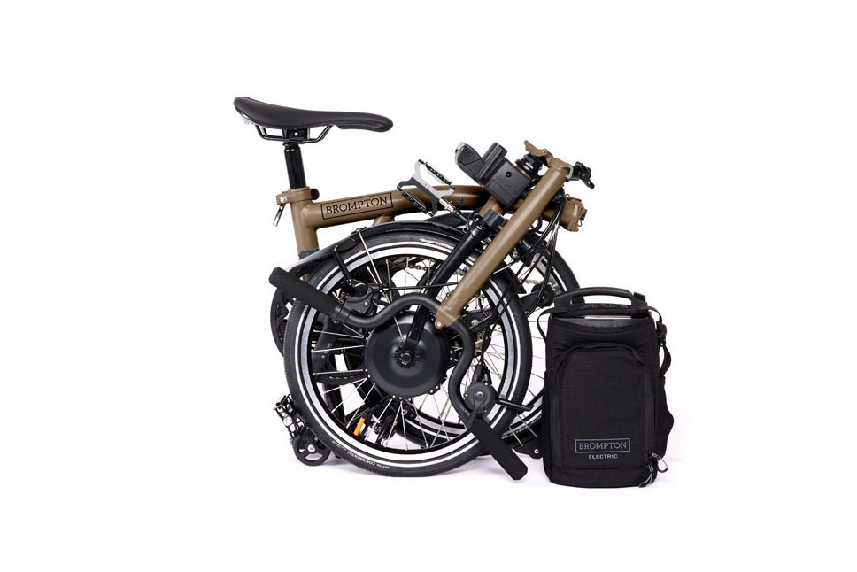 Electric P Line - 4 Speed - Bronze Sky Metallic | Brompton Bicycle USA