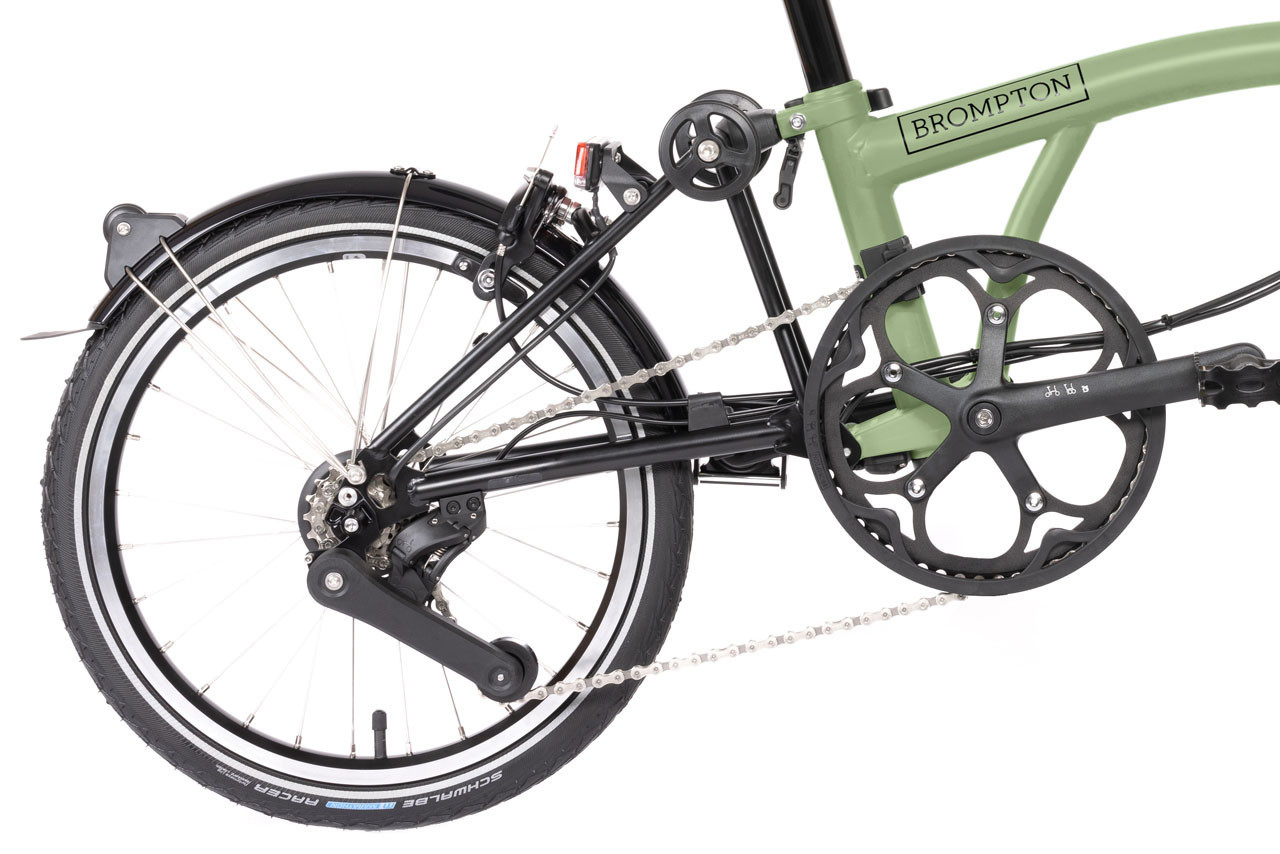Electric C Line - 12 Speed - Matcha Green | Brompton USA