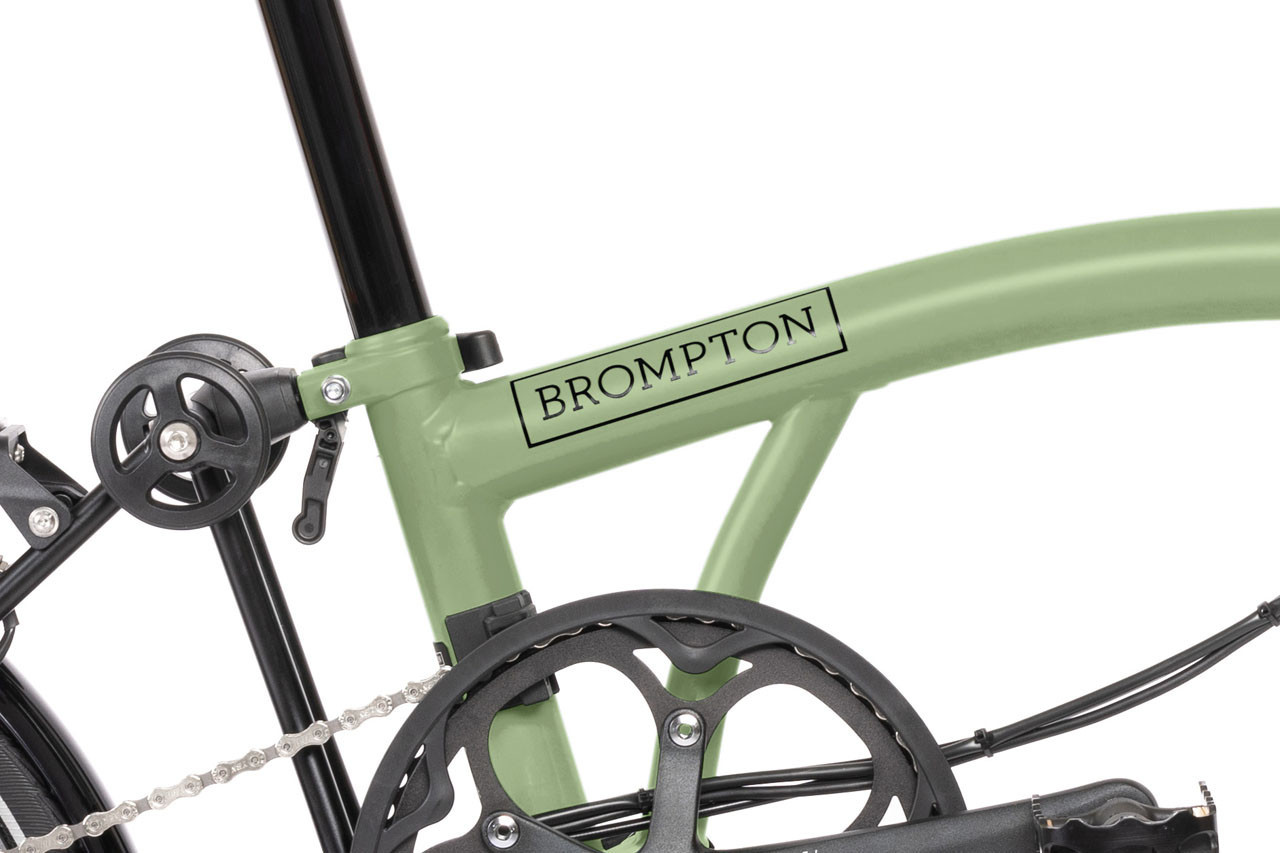 Electric C Line - 12 Speed - Matcha Green | Brompton USA