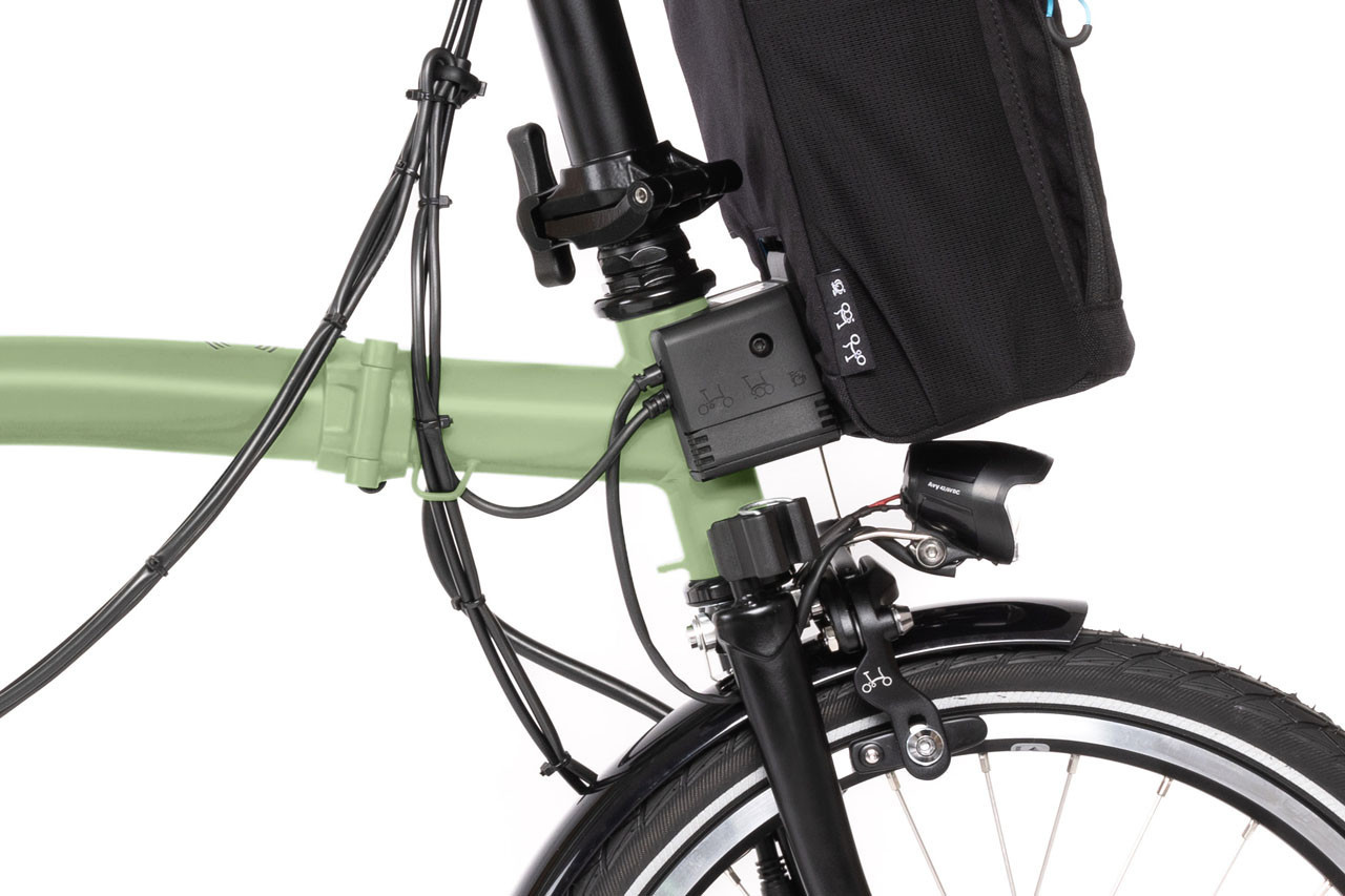 Electric C Line - 12 Speed - Matcha Green | Brompton USA