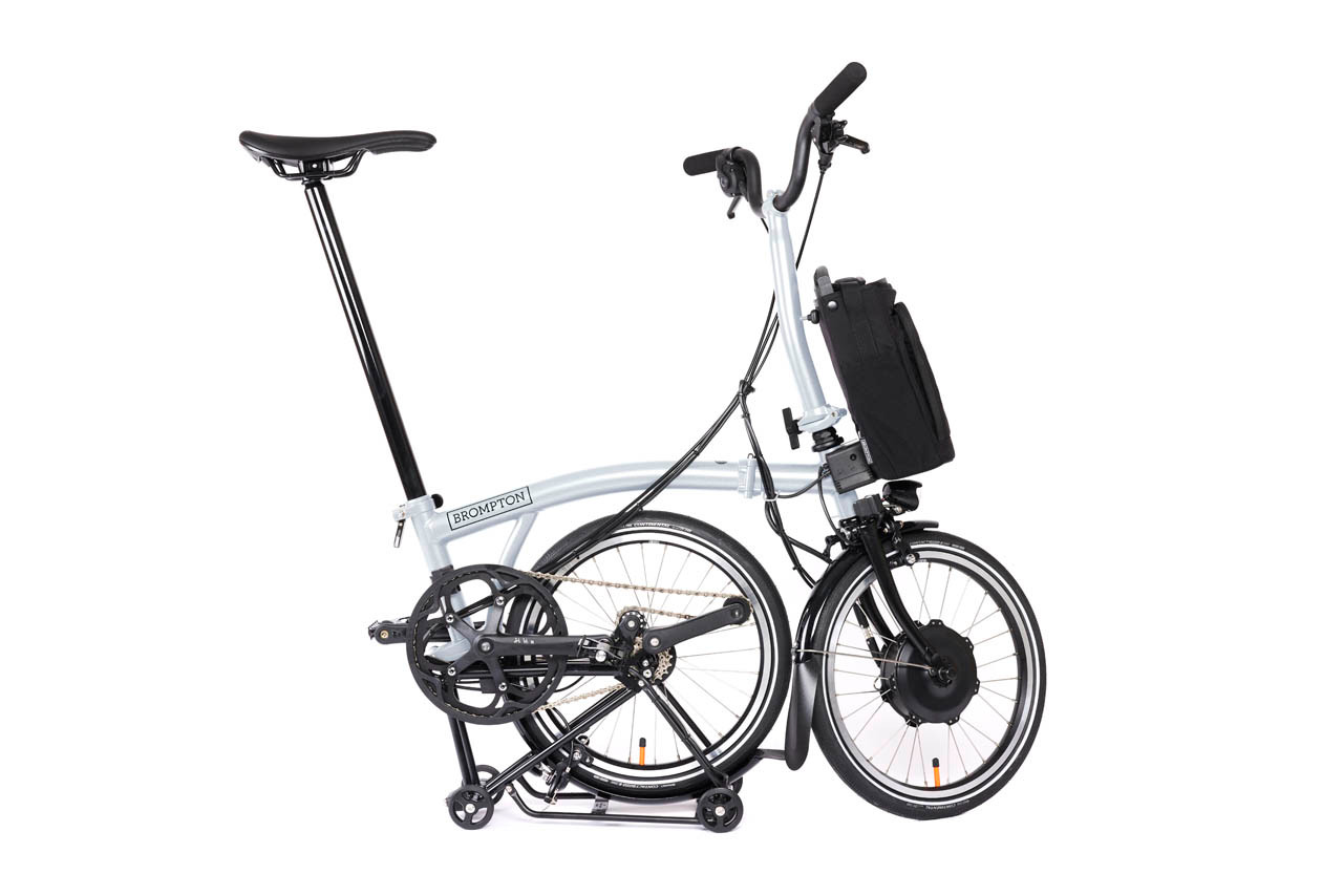 Brompton Electric P Line Urban with Roller Rack - Renewed - Grade C US