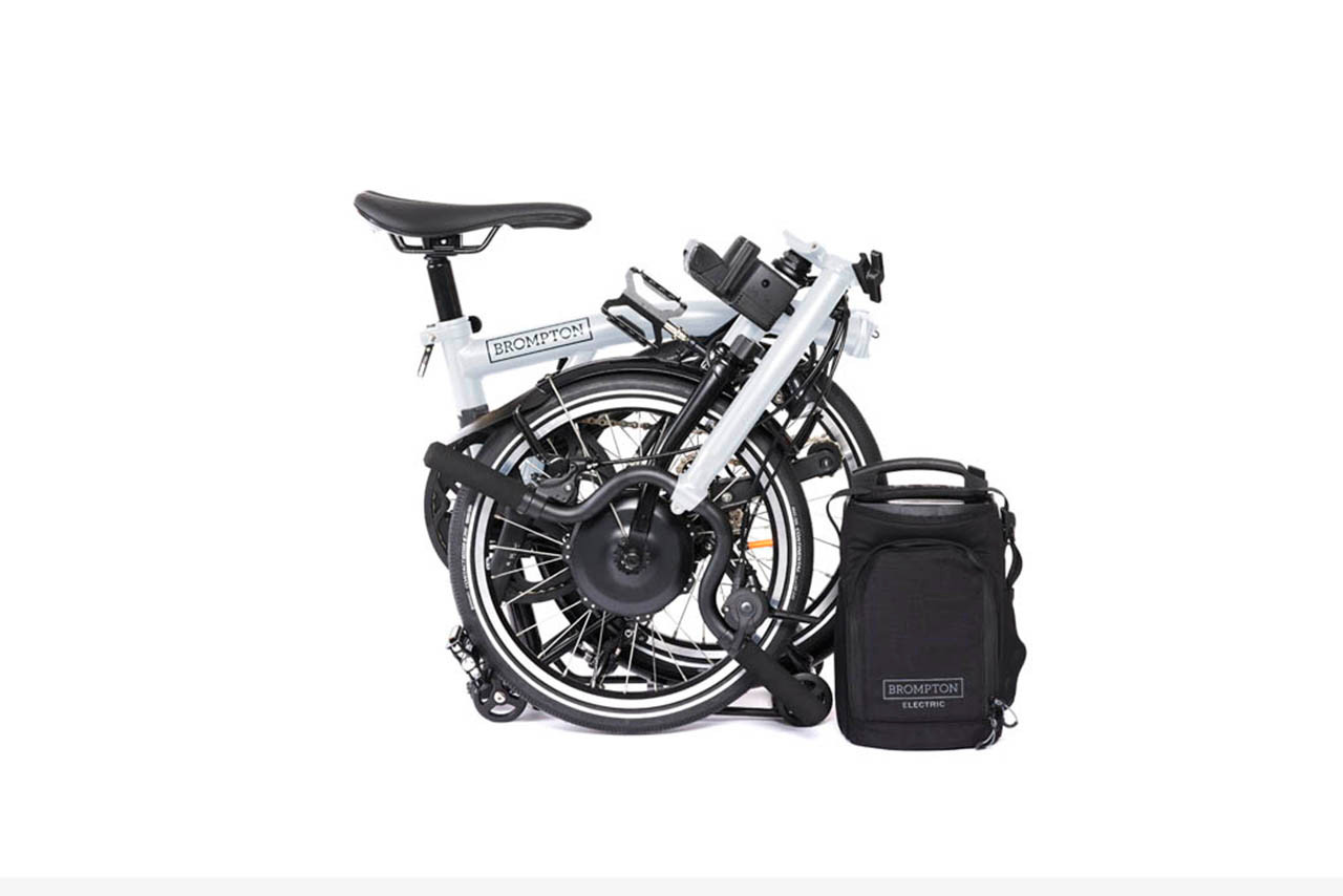 Brompton Electric P Line Urban with Roller Rack - Renewed - Grade C US