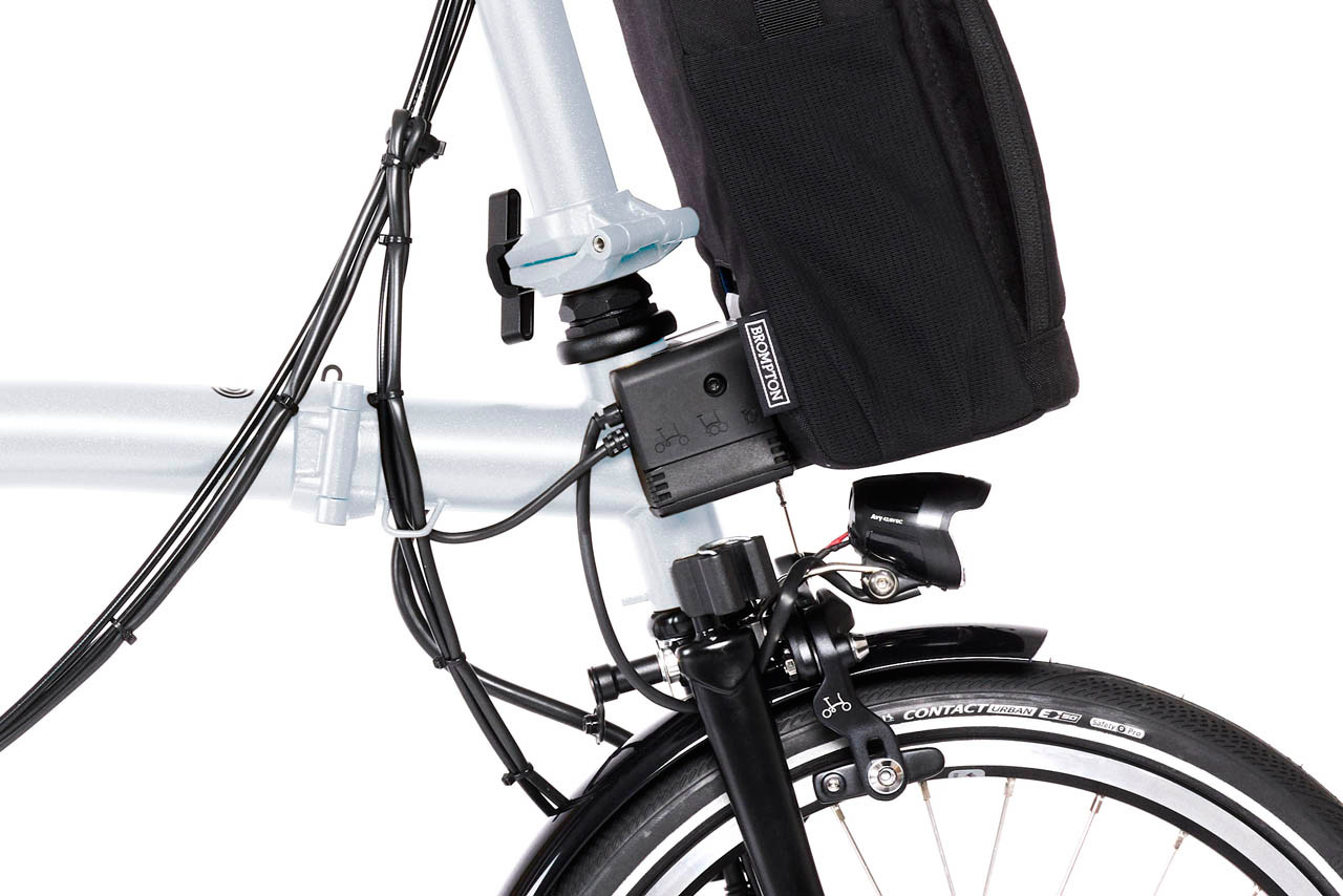 Brompton Electric P Line Urban with Roller Rack - Renewed - Grade C US