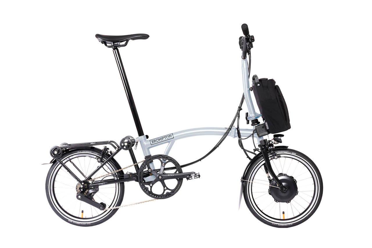 Brompton Electric P Line Urban with Roller Rack - Renewed - Grade C US