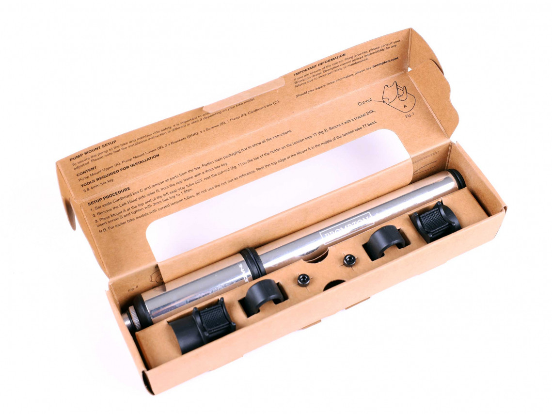 Lezyne Silver Brompton Pump