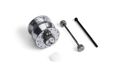 Brompton SV8 Dynamo Hub Silver 28H & Fixings | Brompton USA