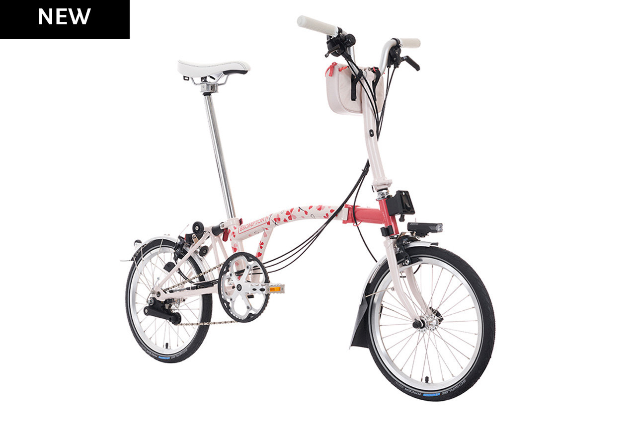 C Line Cherry Blossom - 6-speed | Brompton Bicycle Singapore