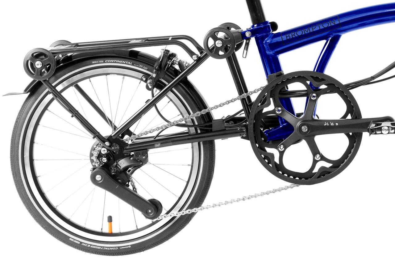 自転車本体 BROMPTON P-LINE Electric P Line with Roller Rack - 4-speed | Brompton