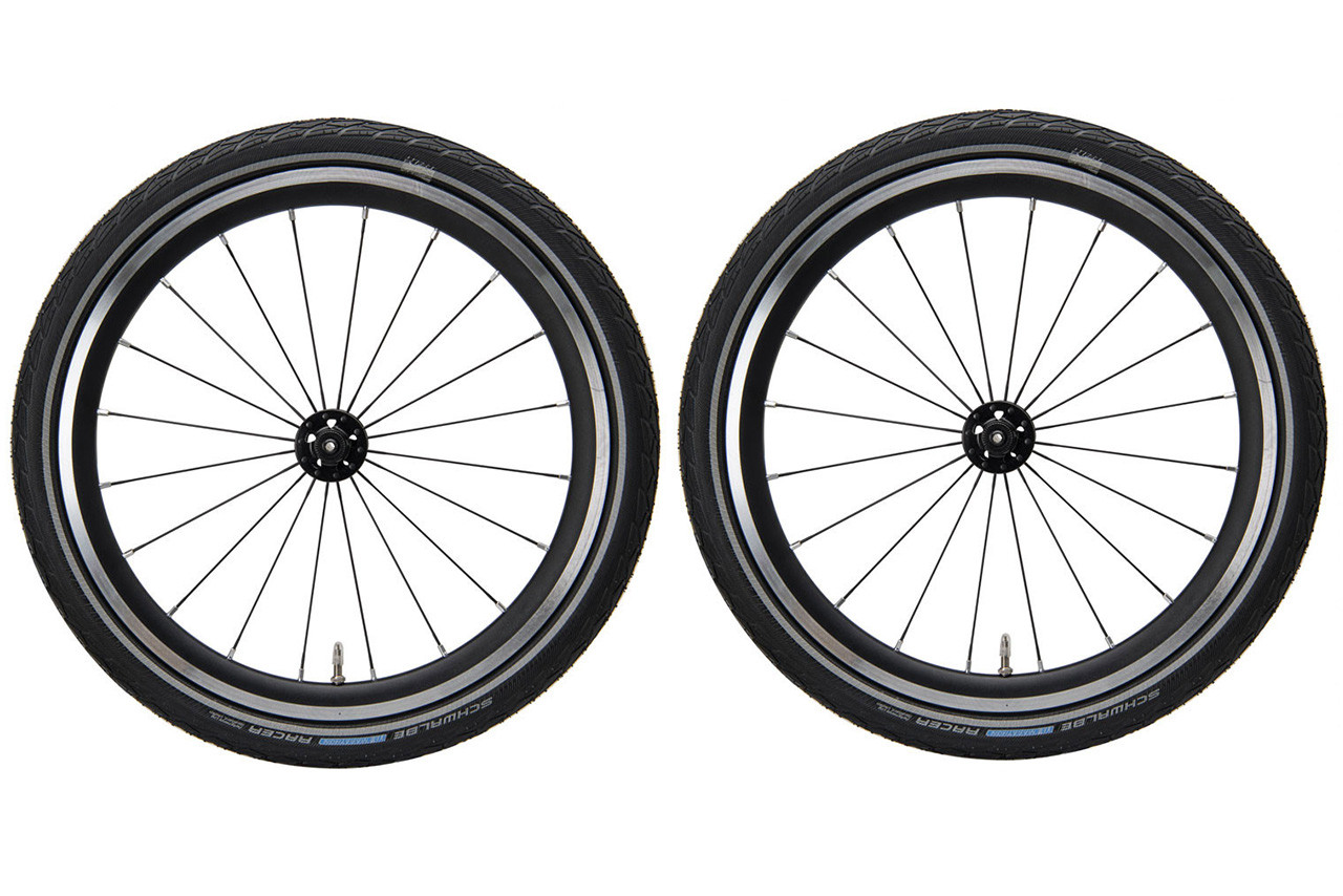 Schwalbe Marathon Racer Tyre - reflective strip Pair | Brompton