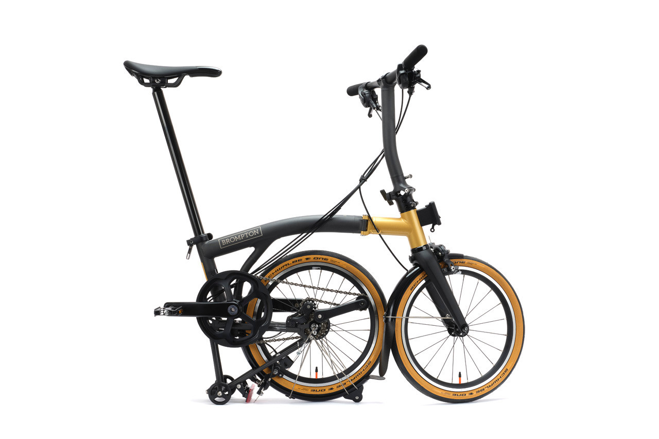 T Line - Ceratech Black Gold - 12-speed | Brompton USA