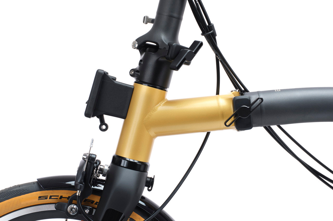 T Line - Ceratech Black Gold - 12-speed | Brompton USA
