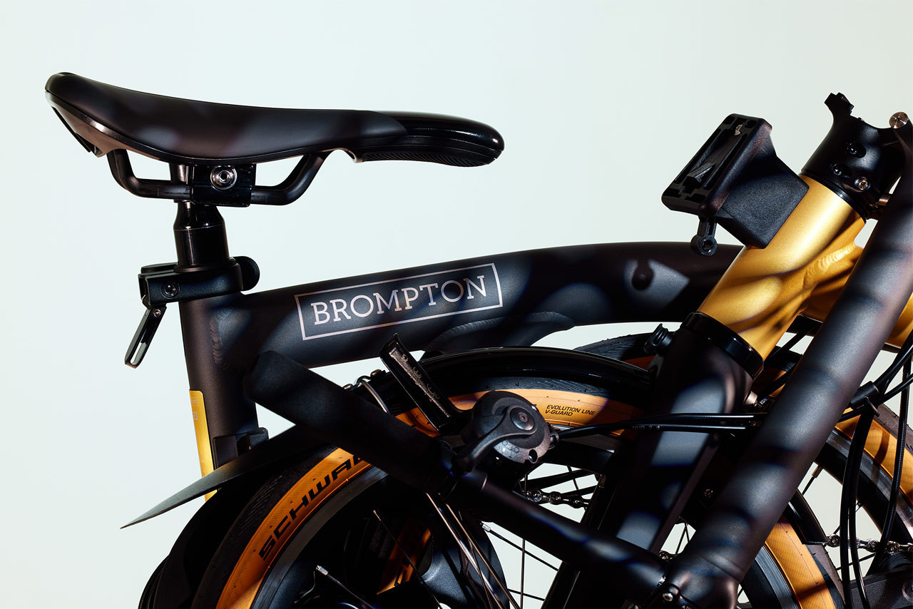 T Line - Ceratech Black Gold - 12-speed | Brompton USA
