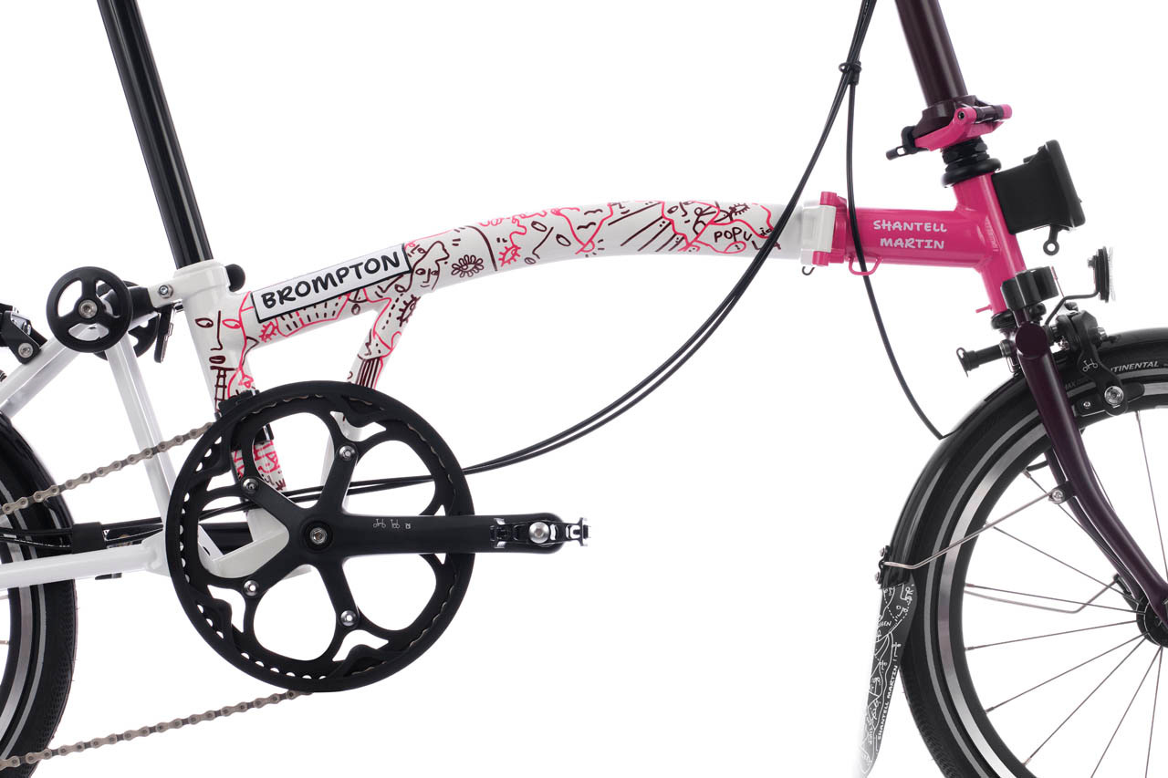 Brompton X Shantell Martin P Line - 4-speed | Brompton Bicycle USA