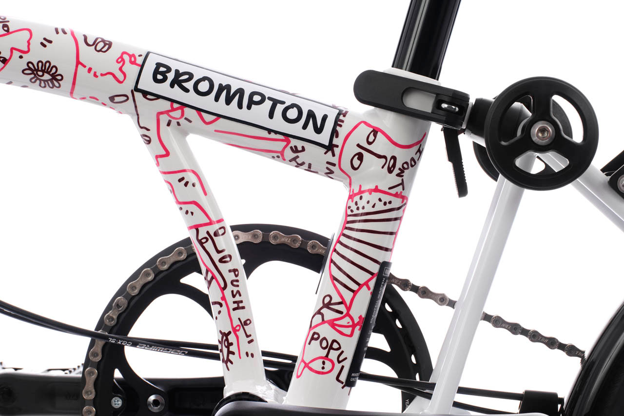 Brompton X Shantell Martin P Line - 4-speed | Brompton Bicycle USA
