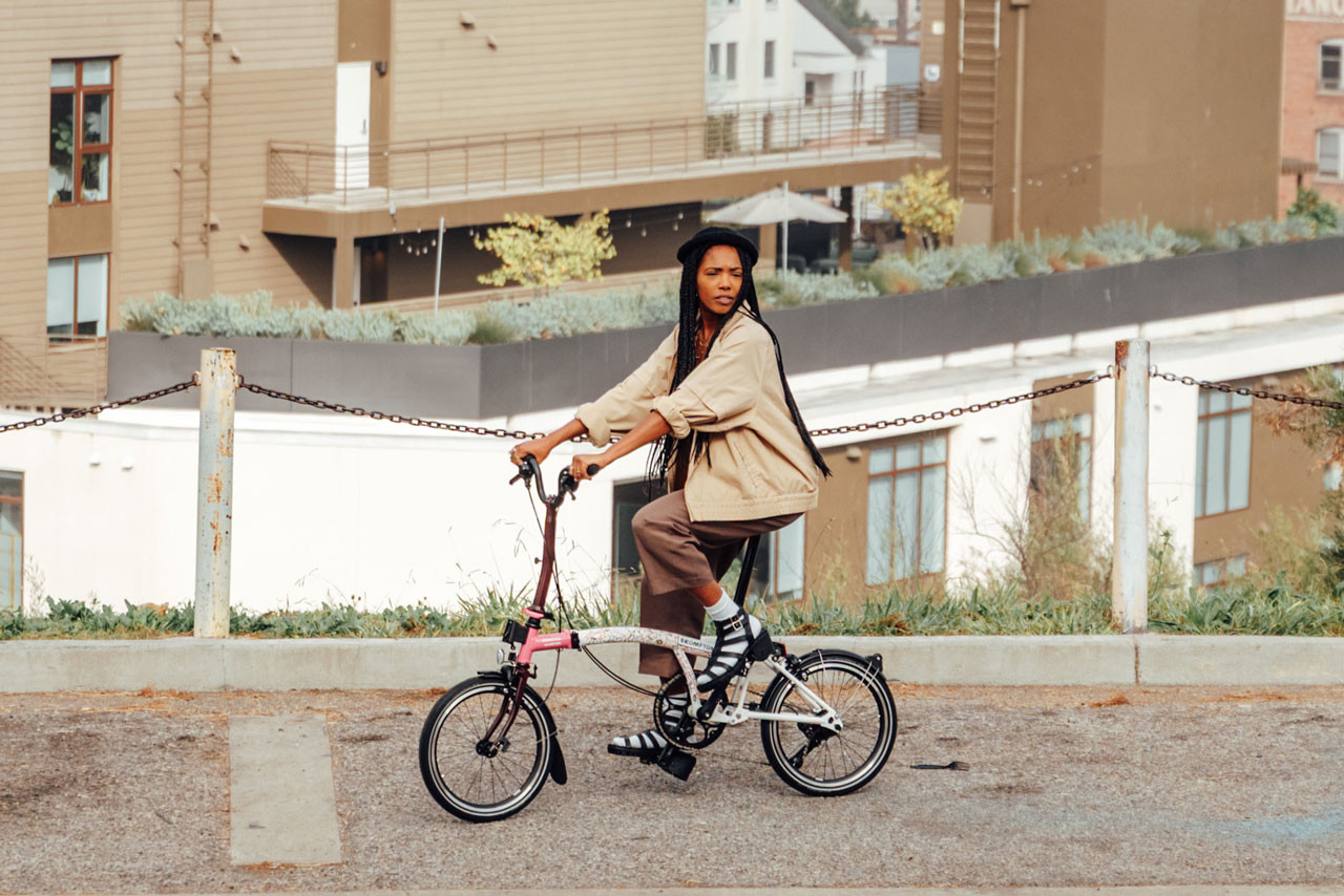 Brompton X Shantell Martin P Line - 4-speed | Brompton Bicycle USA