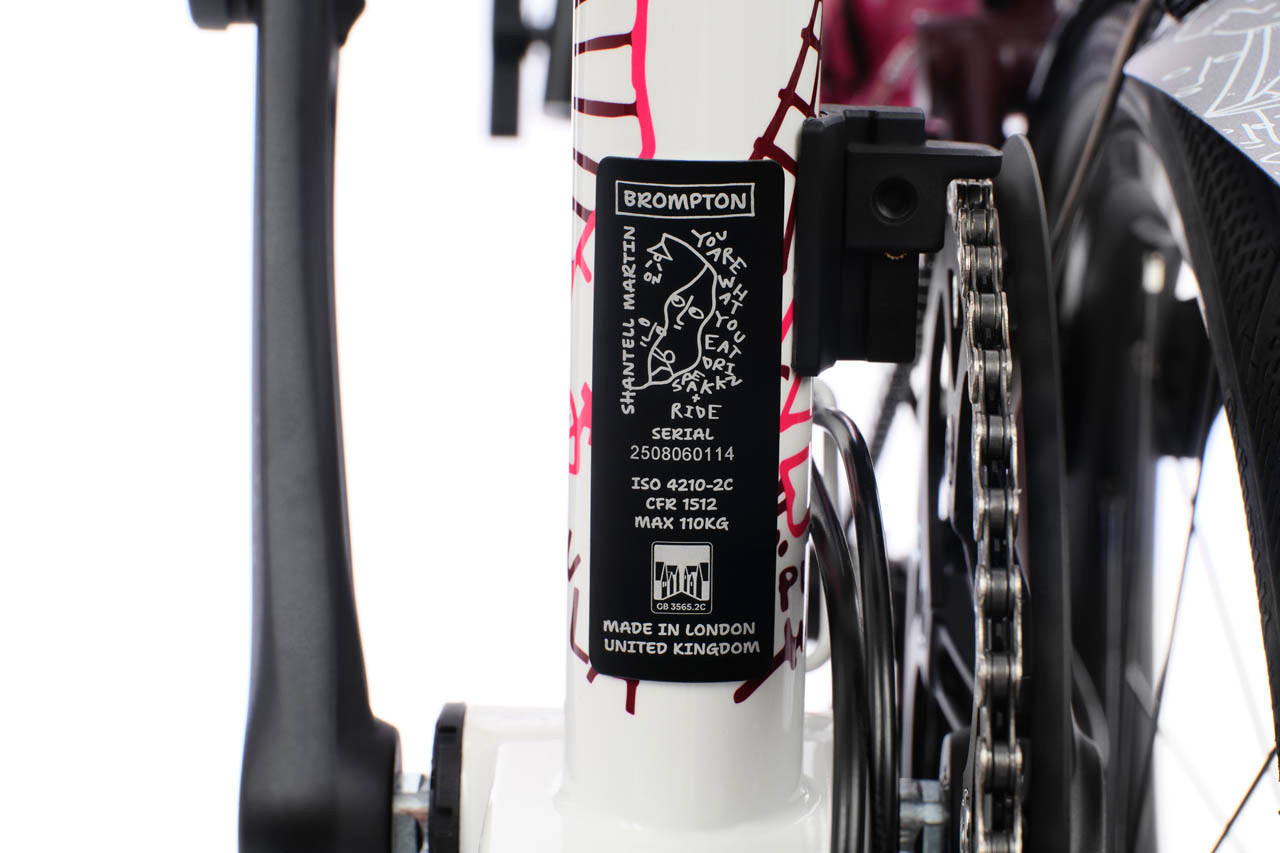 Brompton X Shantell Martin P Line - 4-speed - Renewed - Grade A